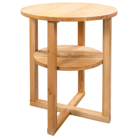 Side Table 40X50 Cm Solid Oak Wood Side Tables
