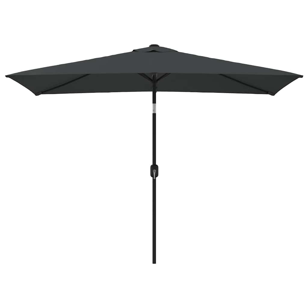 Vidaxl Garden Parasol With Metal Pole 300X200 Cm Anthracite Patio Umbrellas