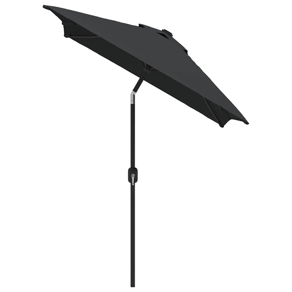 Vidaxl Garden Parasol With Metal Pole 300X200 Cm Anthracite Patio Umbrellas