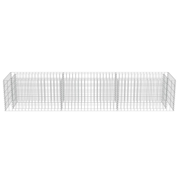 Gabion Raised Bed Galvanised Steel 270X50x50 Cm Gabion Baskets