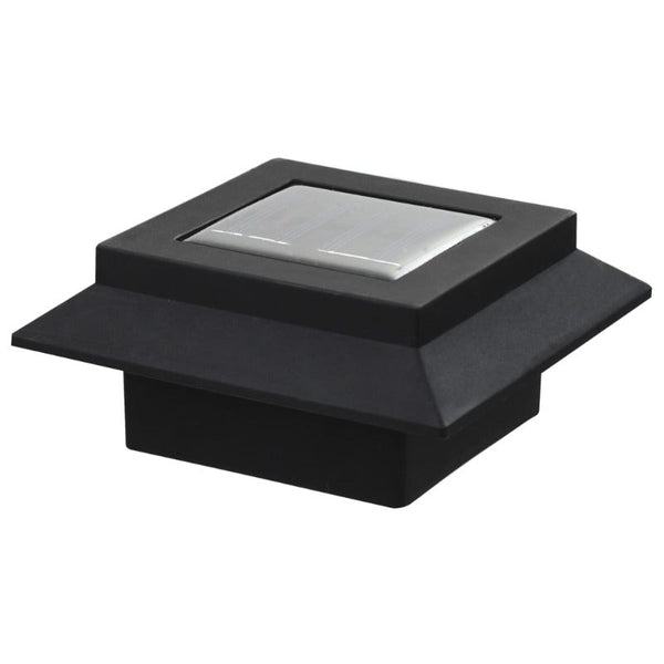 Lanterns Outdoor Solar Lamps 6 Pcs Led Square 12 Cm Black