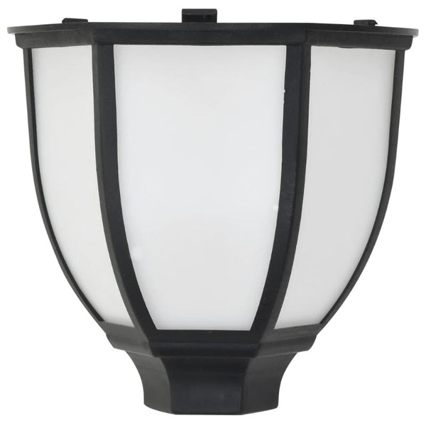 Lanterns Outdoor Solar Lamps 3 Pcs Led Black