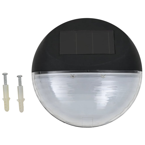 Outdoor Solar Wall Lamps Led 12 Pcs Round Wall & Ceiling Lights