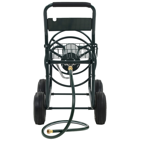 Garden Hose Trolley With 1/2" Connector 75 M Steel