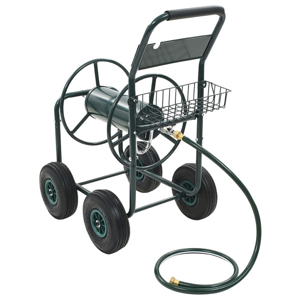 Garden Hose Trolley With 1/2" Connector 75 M Steel