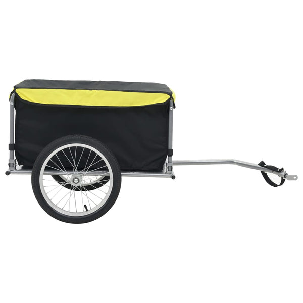 Bike Cargo Trailer Black And Yellow 65 Kg