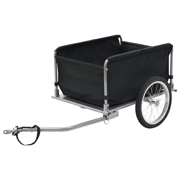 Vidaxl Bike Trailer Black And Yellow 65 Kg Trailers