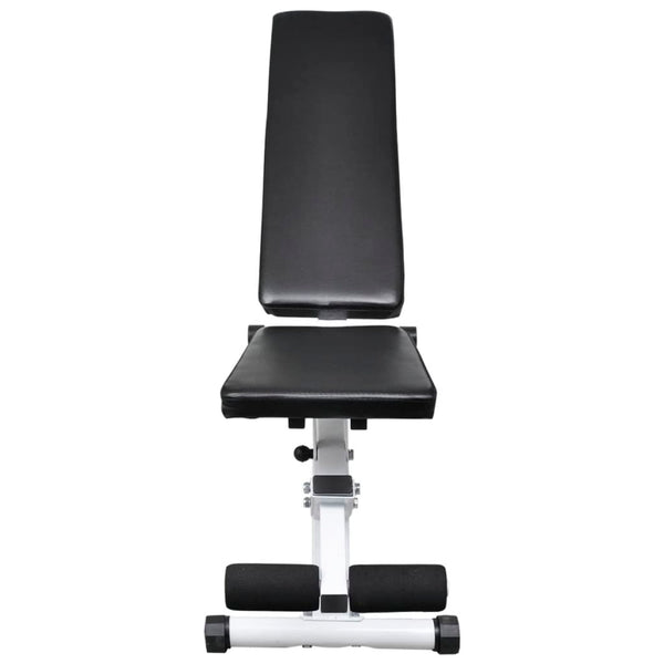 Vidaxl Workout Bench With Barbell And Dumbbell Set 30.5 Kg Weights Benches