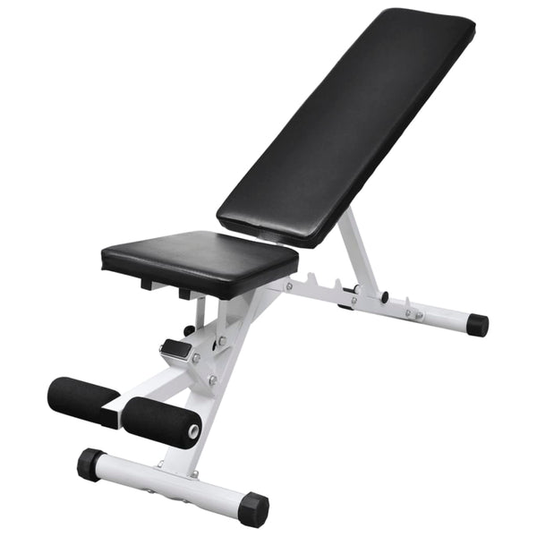 Vidaxl Workout Bench With Barbell And Dumbbell Set 30.5 Kg Weights Benches