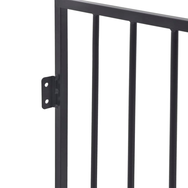Vidaxl Fireplace Fence For Pets Black Steel Fences & Pens