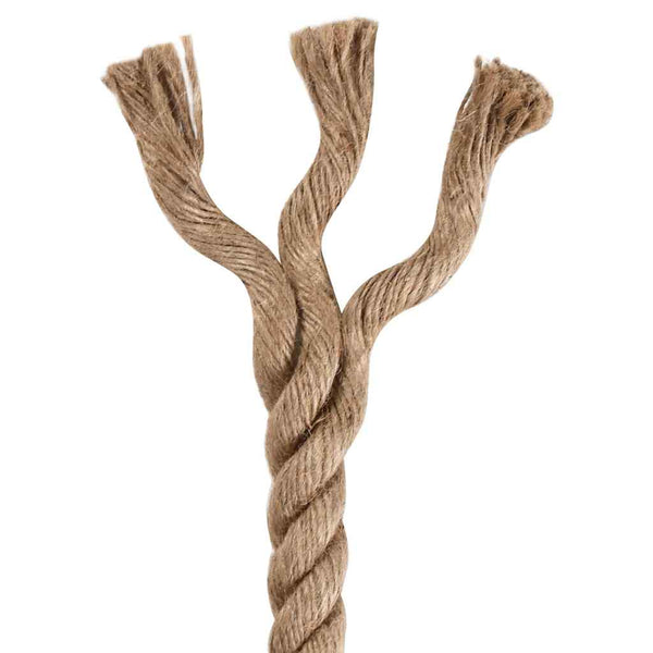 Vidaxl Jute Rope 10 Mm Thickness 250 Length Natural Fibre Ropes Cords & Slings