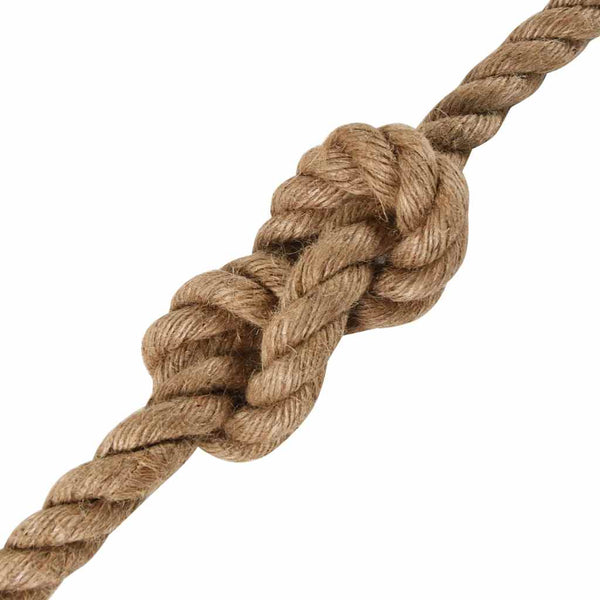 Vidaxl Jute Rope 10 Mm Thickness 250 Length Natural Fibre Ropes Cords & Slings