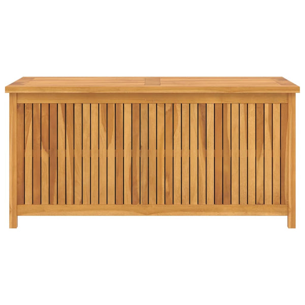 Vidaxl Garden Storage Box 120X50x58 Cm Solid Teak Wood Storage Deck Boxes