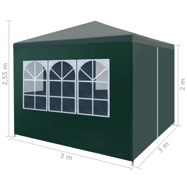 Party Tent 3X3 M Green Awning & Canopy Parts