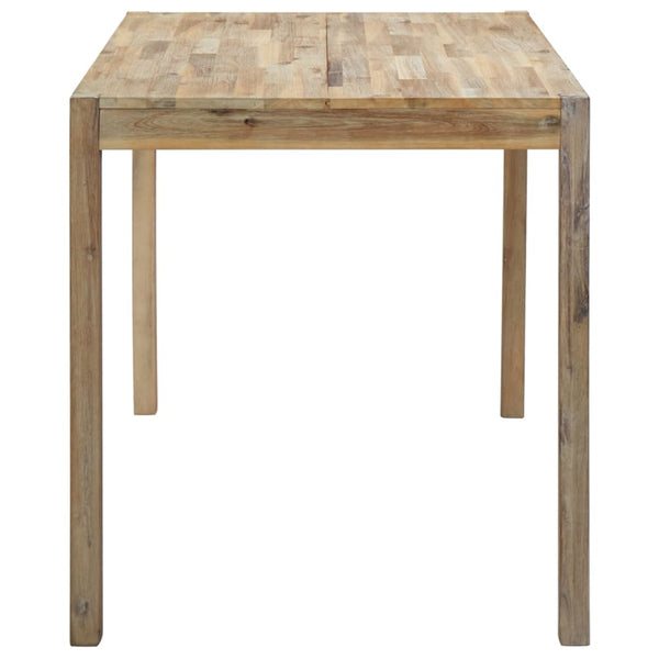 Dining Table 120X70x75 Cm Solid Acacia Wood