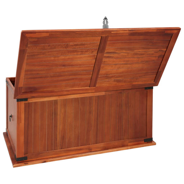Storage Chest 79X34x32 Cm Solid Acacia Wood Blanket Boxes