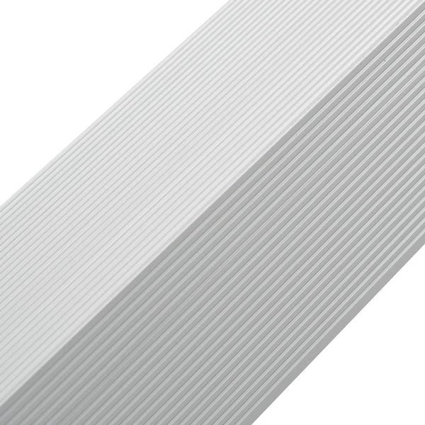 5 Pcs Decking Angle Trims Aluminium 170 Cm Silver