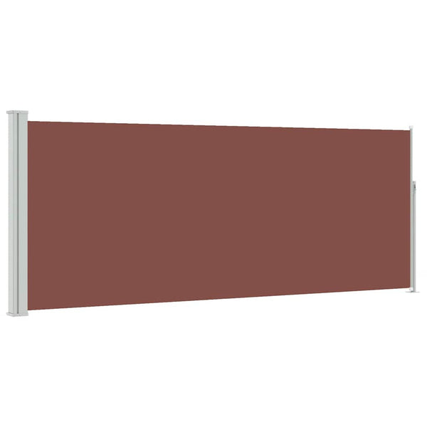 Vidaxl Retractable Side Awning 120 X 300 Cm Brown Awning & Canopy Parts
