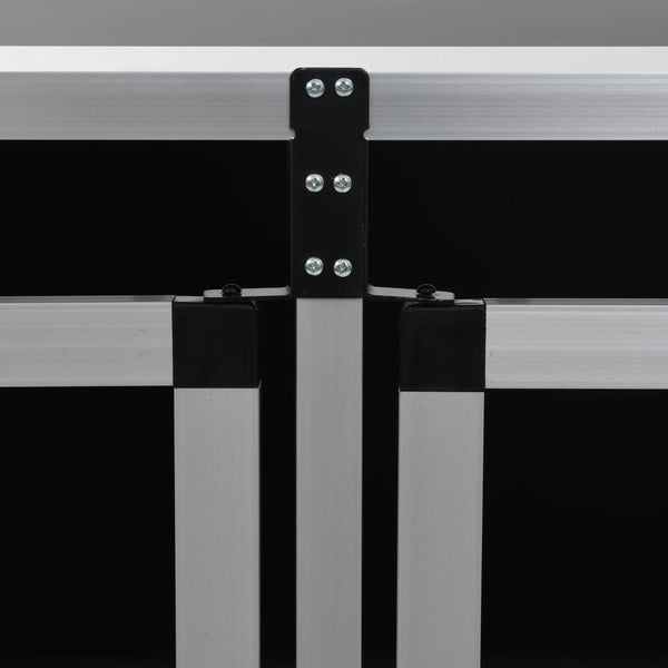 Aluminium And Mdf Dog Cage With Double Door For Car Trunk Use 94X88x69 Centimetre Dog Cages