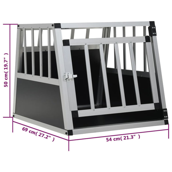 Dog Cage With Single Door 54X69x50 Cm Dog Cages