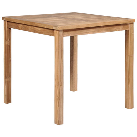 Garden Table 80X80x77 Cm Solid Teak Wood Patio & Garden Tables