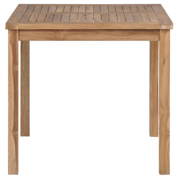 Garden Table 80X80x77 Cm Solid Teak Wood Patio & Garden Tables