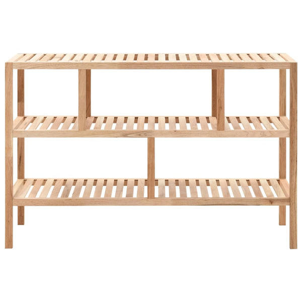 Vidaxl Bathroom Shelf Solid Walnut Wood 100X40x65 Cm Shelves