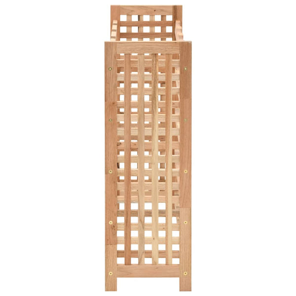 Racks Wine Rack For 25 Bottles Solid Walnut Wood 63X25x73 Cm