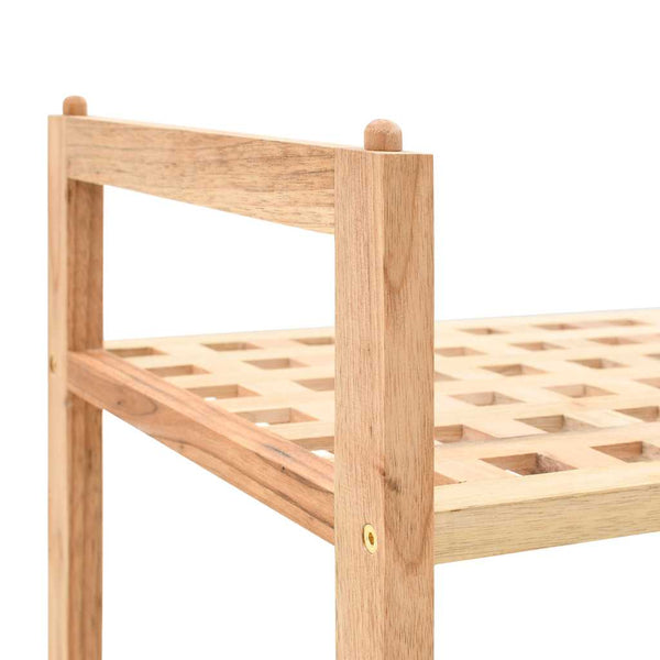 Vidaxl Shoe Rack Solid Walnut Wood 69X26x81 Cm Shoe Racks