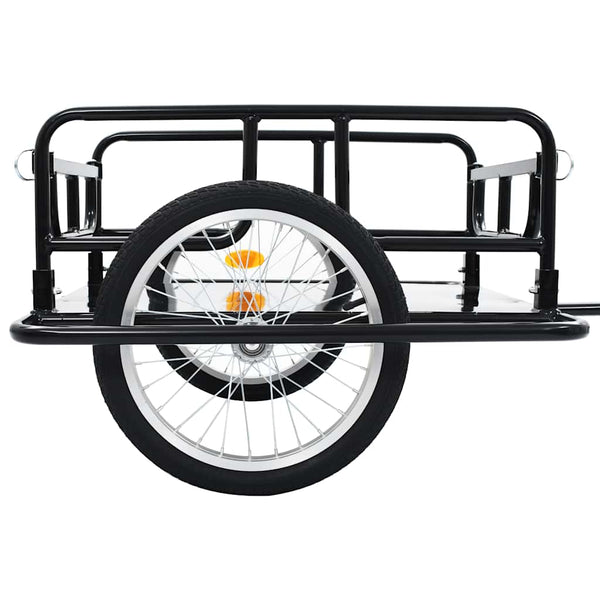 Vidaxl Bike Trailer 130X73x48.5 Cm Steel Black Trailers