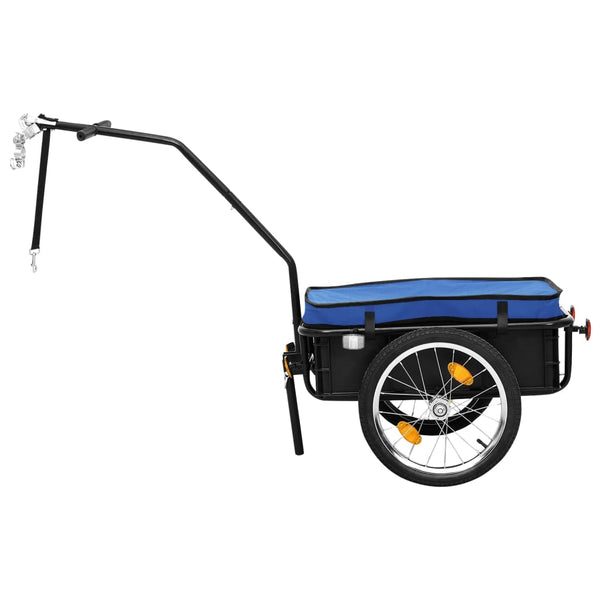 Vidaxl Bike Trailer/Hand Wagon 155X60x83 Cm Steel Blue Trailers