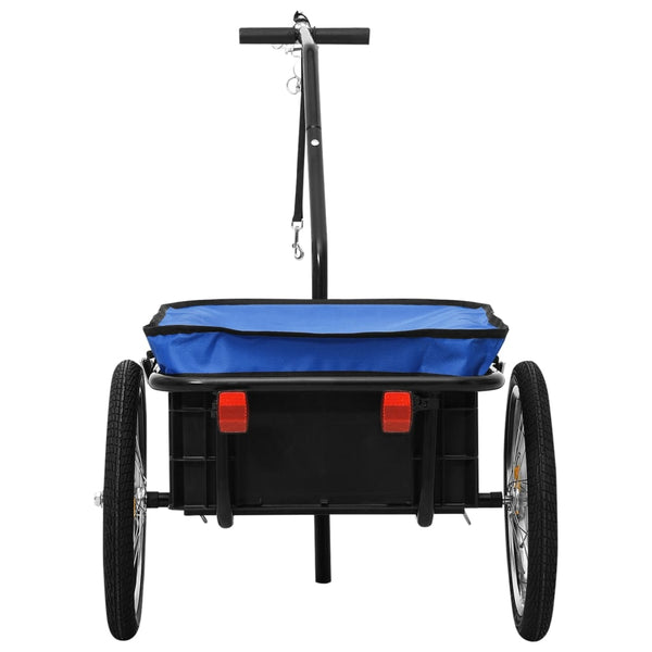 Vidaxl Bike Trailer/Hand Wagon 155X60x83 Cm Steel Blue Trailers