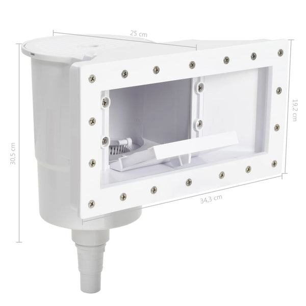 Vidaxl 11 Piece Wide Mouth Pool Skimmer 34.3X25x30.5 Cm Handheld Pool Brushes & Nets