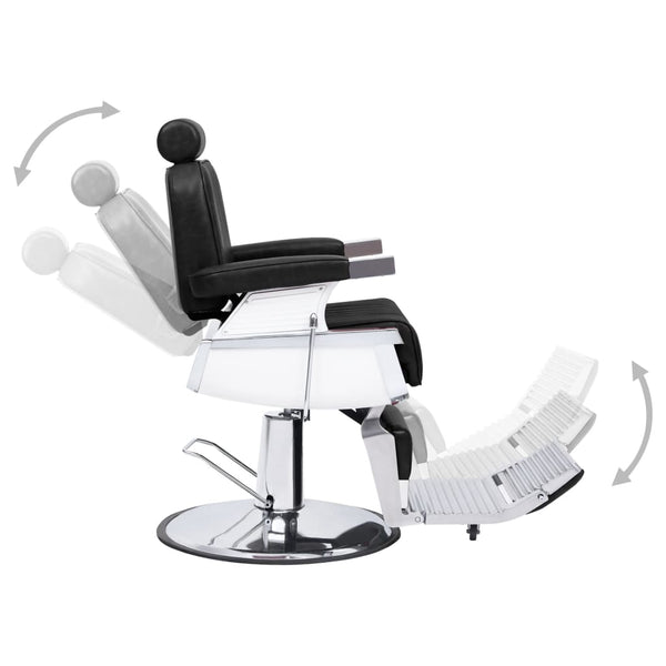 Barber Chair Black 68X69x116 Cm Faux Leather Salon Chairs