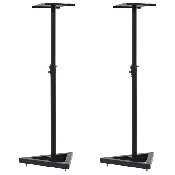 Speaker Mounts & Stands Studio Monitor Speaker Stands 2 Pcs Black Steel