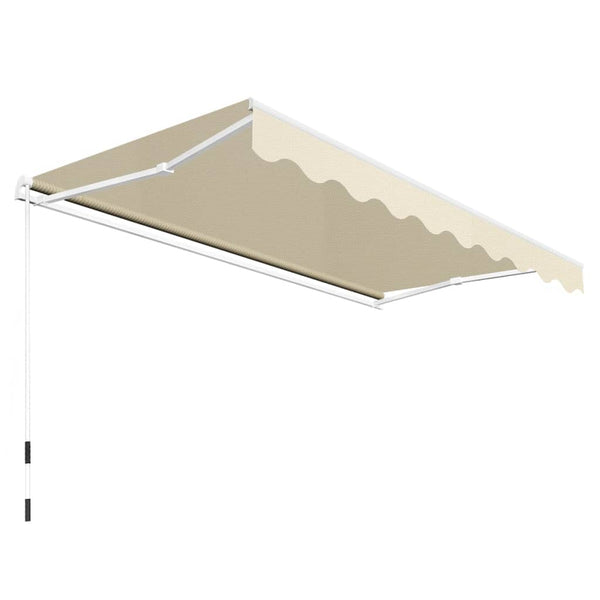 Folding Awning Manual Operated 300 Cm Cream Awning & Canopy Parts