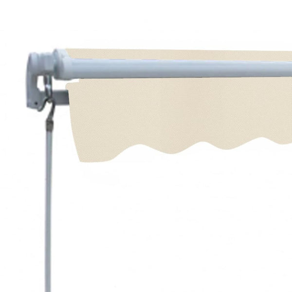 Folding Awning Manual Operated 300 Cm Cream Awning & Canopy Parts