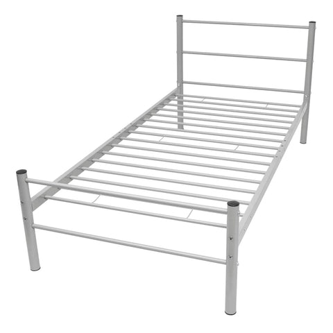 Bed Frame Grey Metal King Single Size King Single Bed Frames