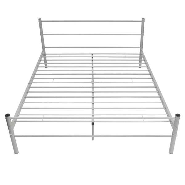 Bed Frame Grey Metal Queen Size Queen Bed Frames