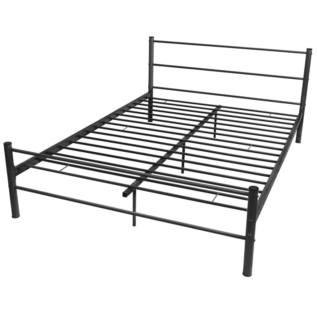 Bed Frame Black Metal Double Size Double Bed Frames