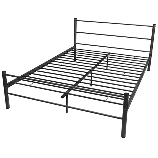 Bed Frame Black Metal Double Size Double Bed Frames