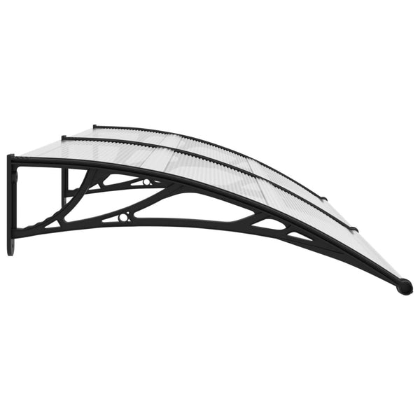 Door Canopy Black 200X100 Cm Pc Canopies & Shelters