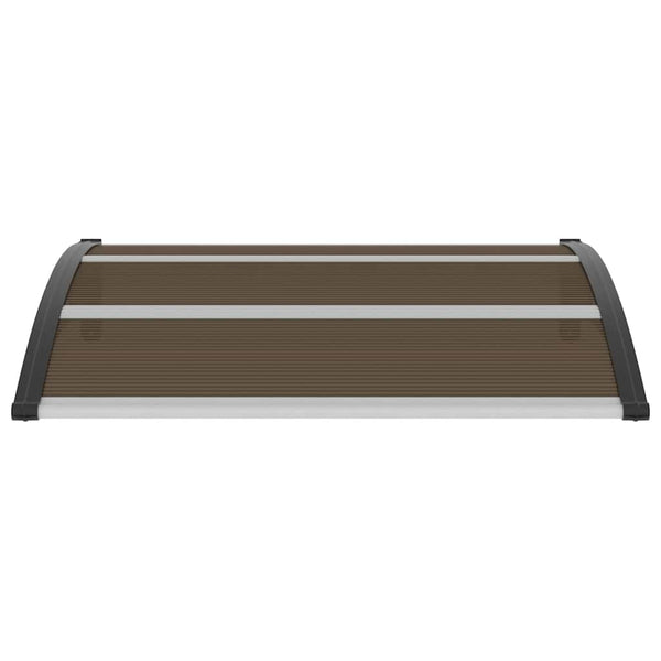 Vidaxl Door Canopy Black 120X100cm Pc Awning & Canopy Parts