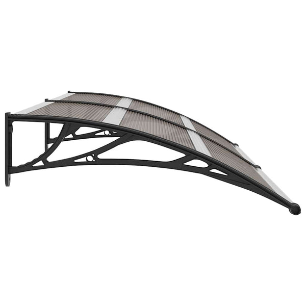 Vidaxl Door Canopy Black 200X100 Cm Pc Awning & Canopy Parts