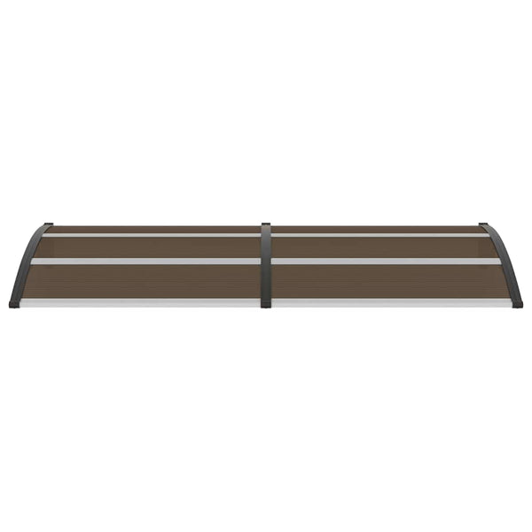 Vidaxl Door Canopy Black 240X100 Cm Pc Awning & Canopy Parts