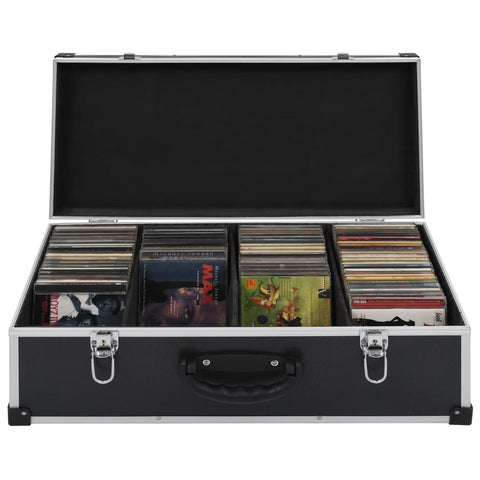 Cd Case For 80 Cds Aluminium Abs Cd & Video Racks