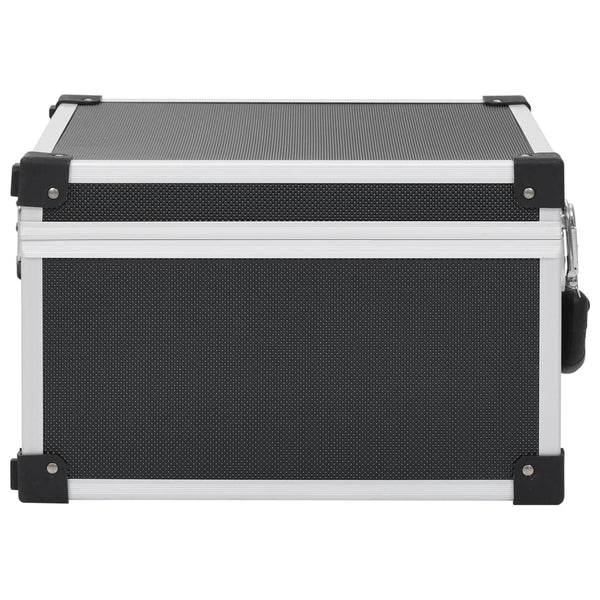 Cd Case For 40 Cds Aluminium Abs Black Cd & Video Racks