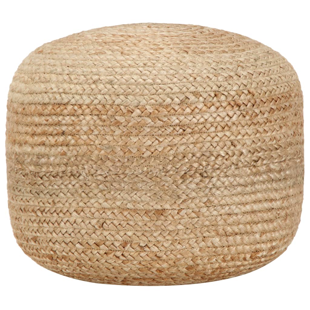 Jute Handmade Pouffe With Foam Filling 45 Centimetre Diameter Footstool Ottomans Footstools & Poufs