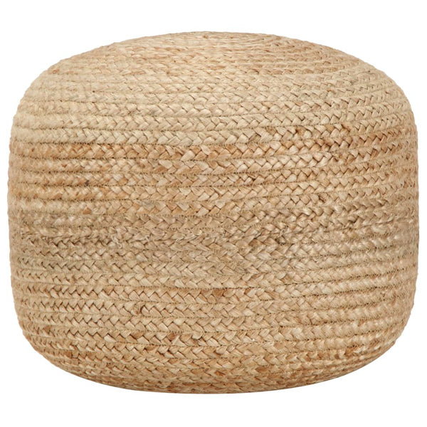 Jute Handmade Pouffe With Foam Filling 45 Centimetre Diameter Footstool Ottomans Footstools & Poufs