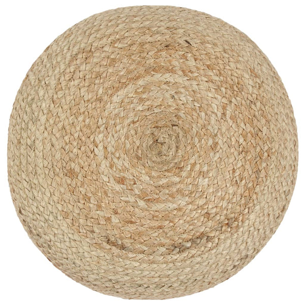Jute Handmade Pouffe With Foam Filling 45 Centimetre Diameter Footstool Ottomans Footstools & Poufs